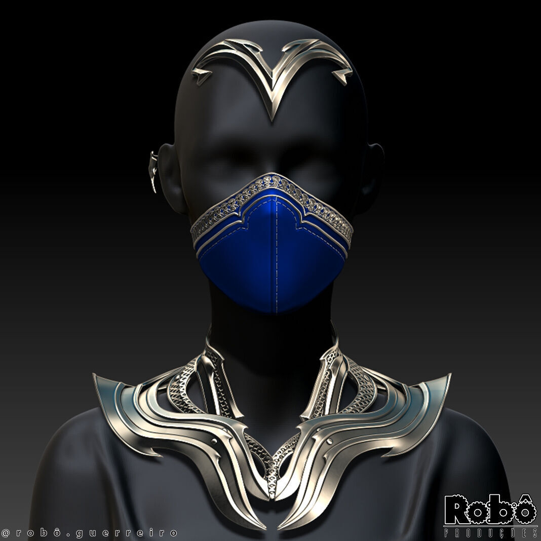 Mortal Kombat 1 Kitana Armor Cosplay - MK1 3D print model_2