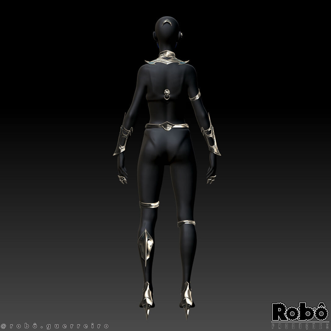 Mortal Kombat 1 Kitana Armor Cosplay - MK1 3D print model_33