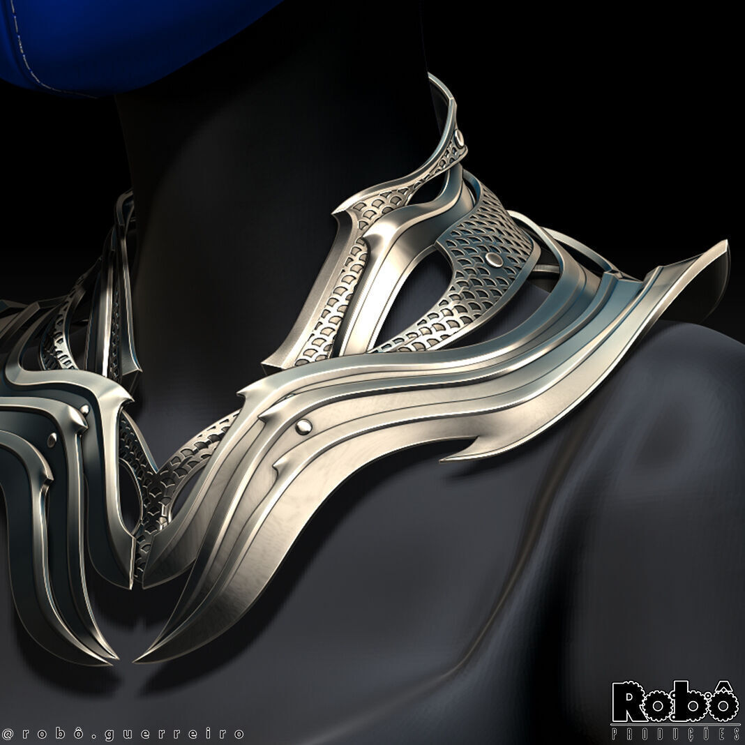 Mortal Kombat 1 Kitana Armor Cosplay - MK1 3D print model_7