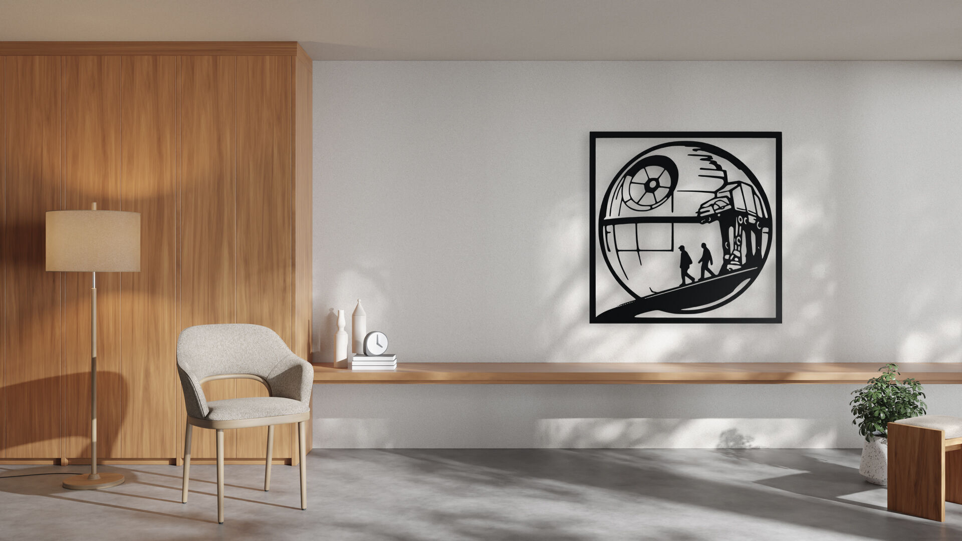Star Wars Abbey Road Mashup Wall Art 3D print model_1