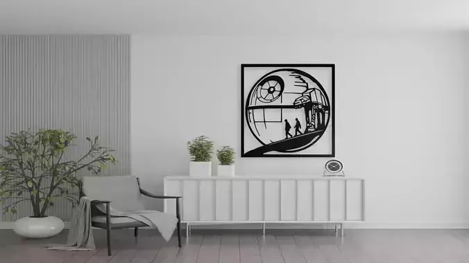 Star Wars Abbey Road Mashup Wall Art 3D print model