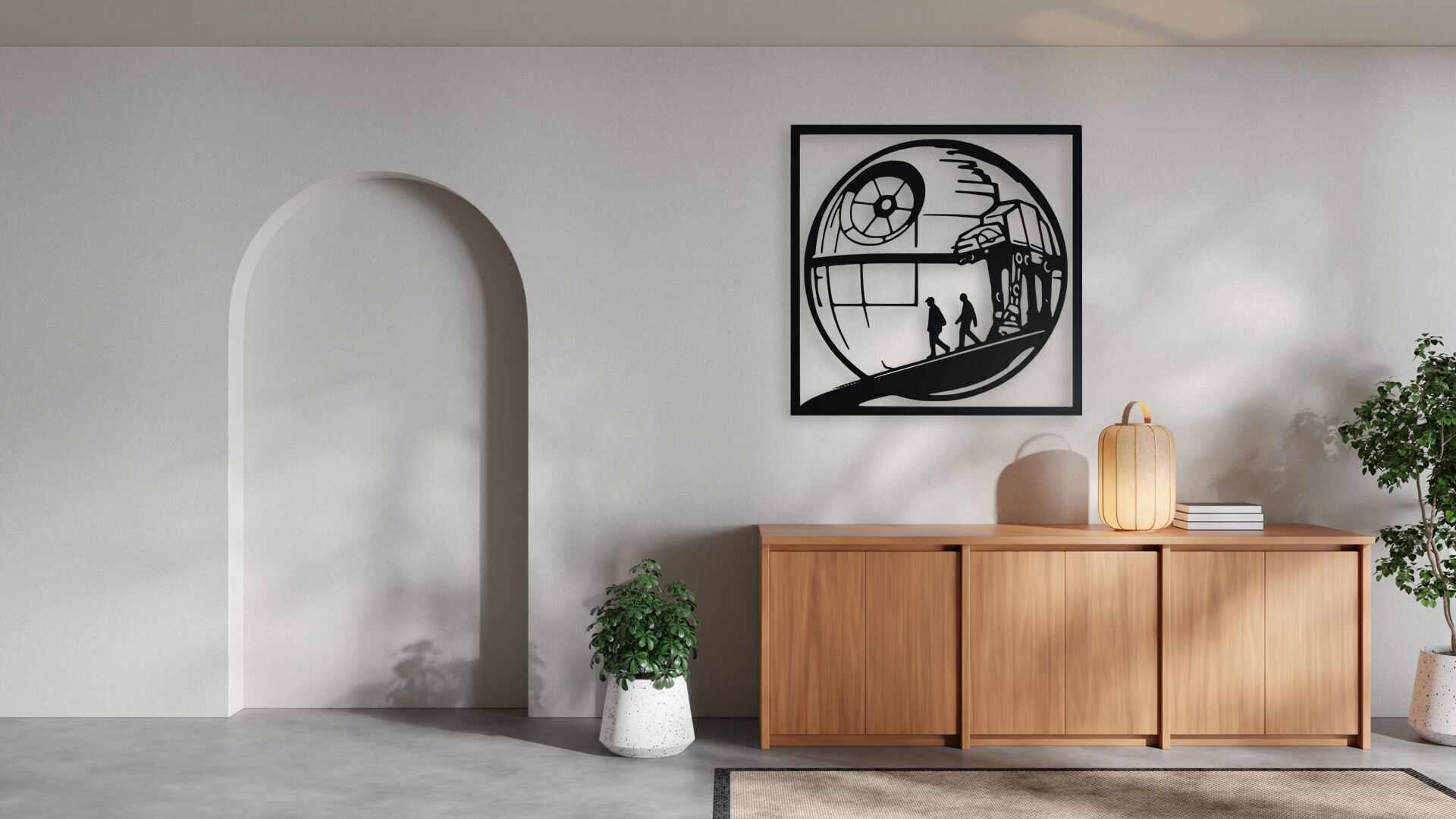 Star Wars Abbey Road Mashup Wall Art 3D print model_2