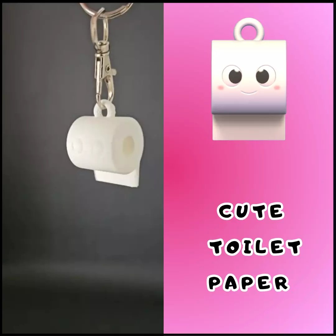 Cute Toilet Paper 3D print model_0