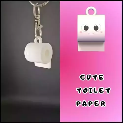 Cute Toilet Paper 3D print model