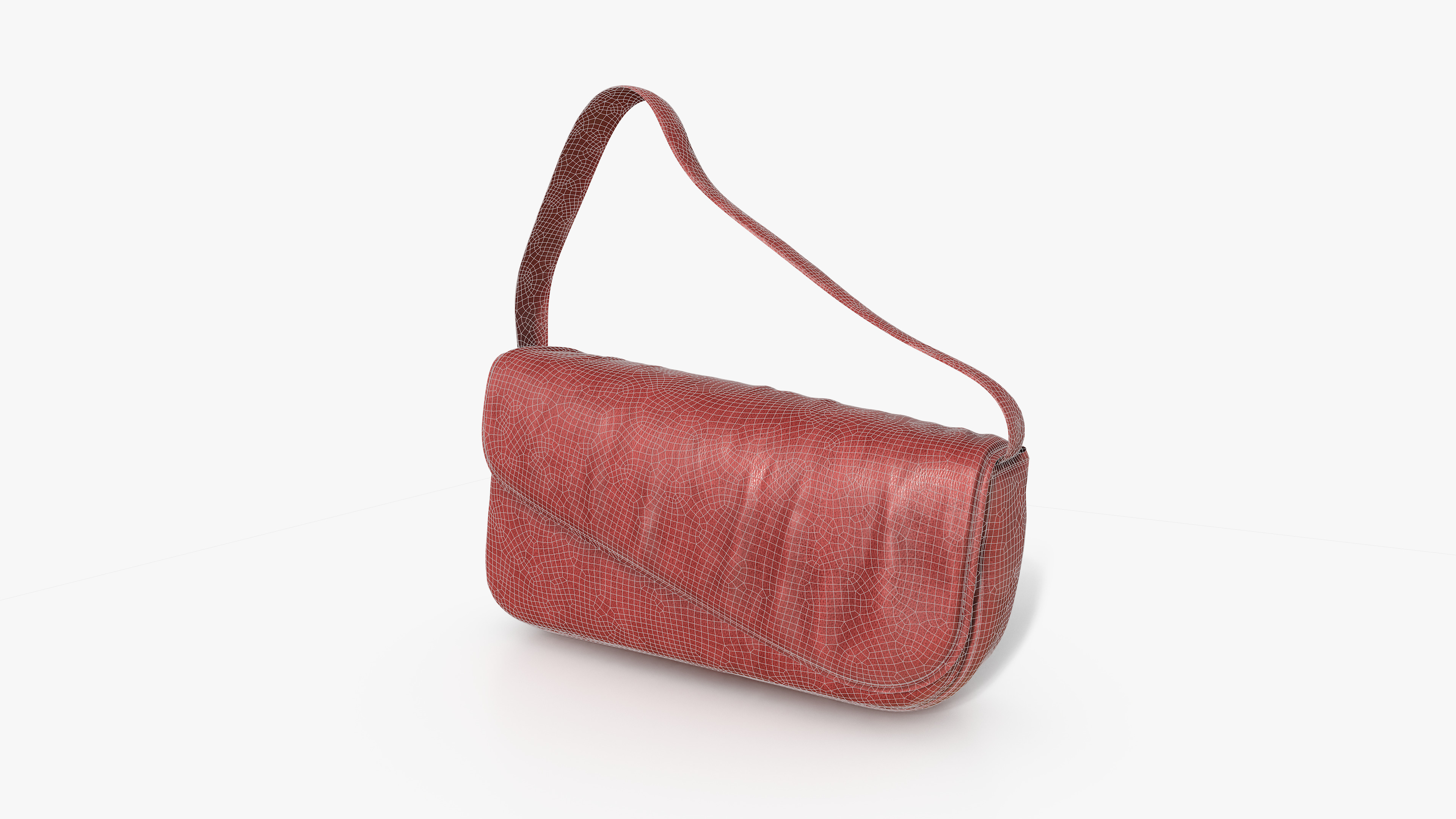 HandBag Small Low-poly 3D model_5