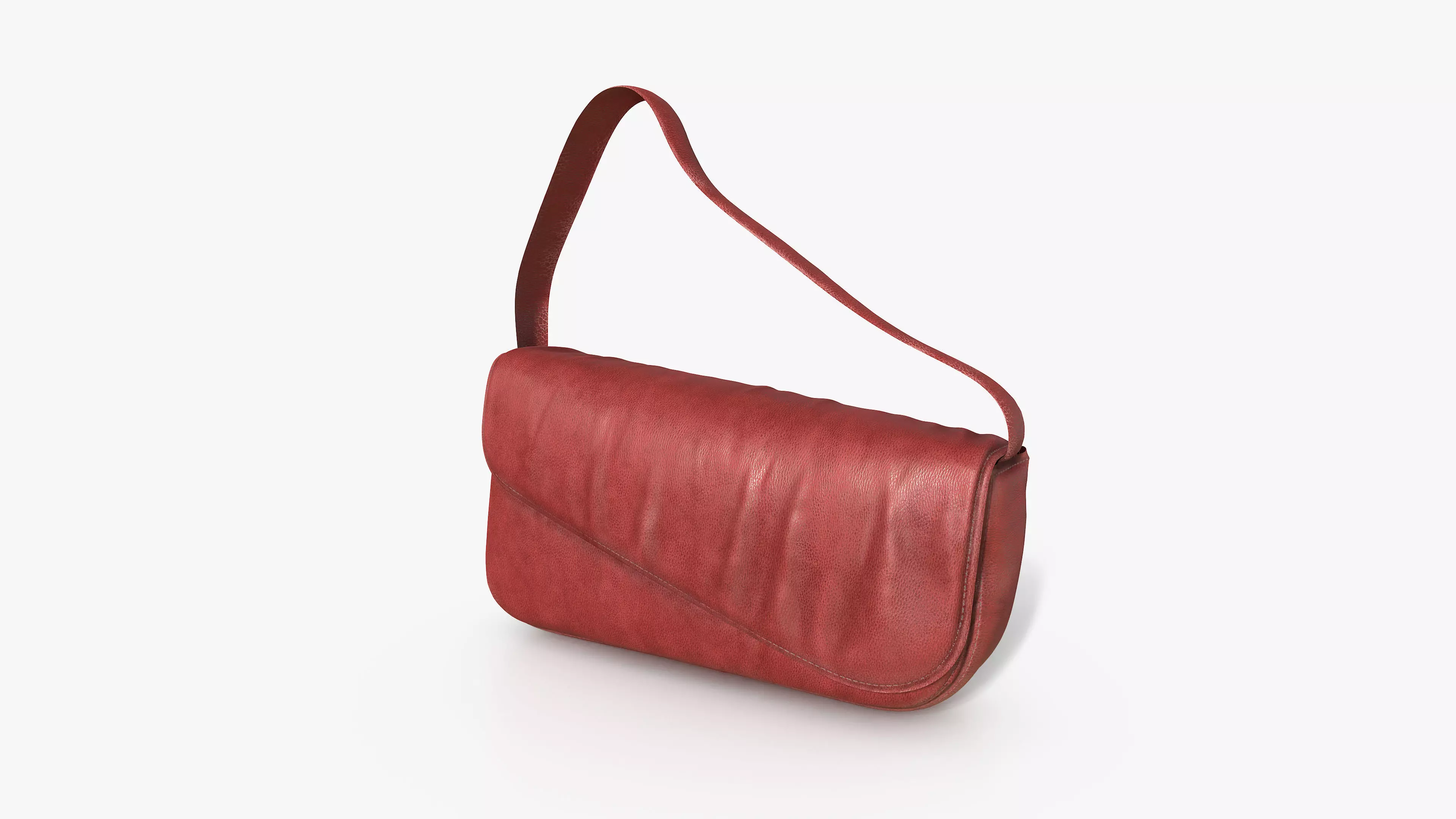 HandBag Small Low-poly 3D model_0