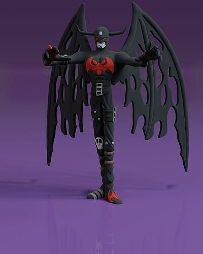 Devimon Digimon 3D print model