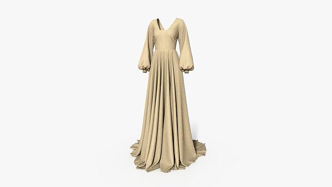 Evening Dress 3D model