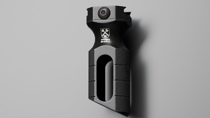 Vertical Grip Molotgun M-015-2 Low-poly 3D model