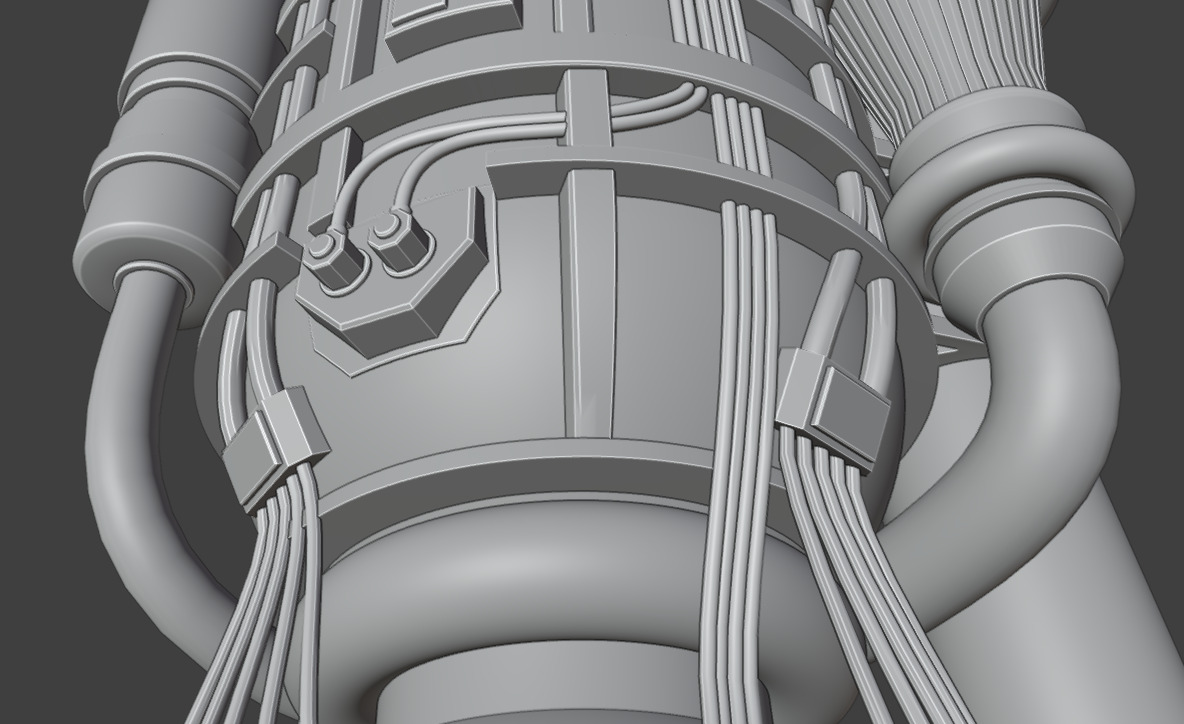 Rocket Engine - Realistic 3D model_5