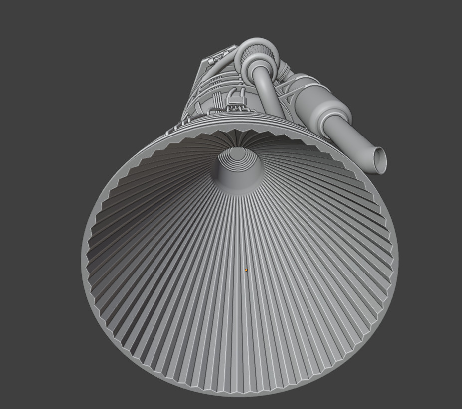 Rocket Engine - Realistic 3D model_4