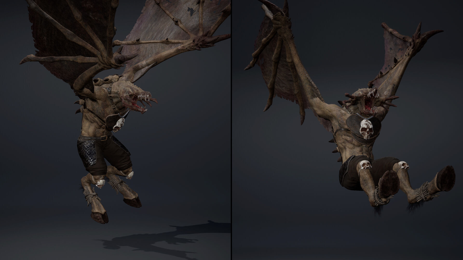 Venom Mage Wing2 Low-poly 3D model_7