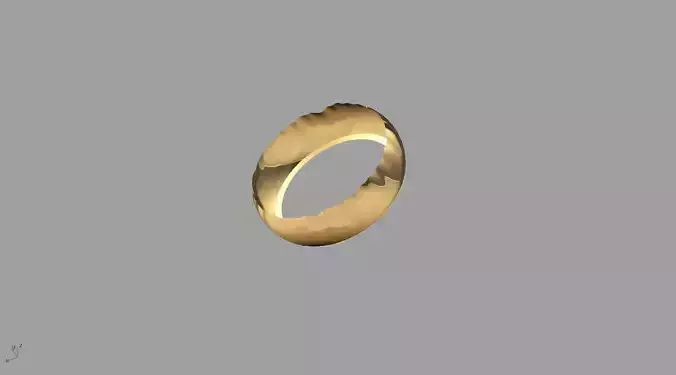 Fluid Gold Ring