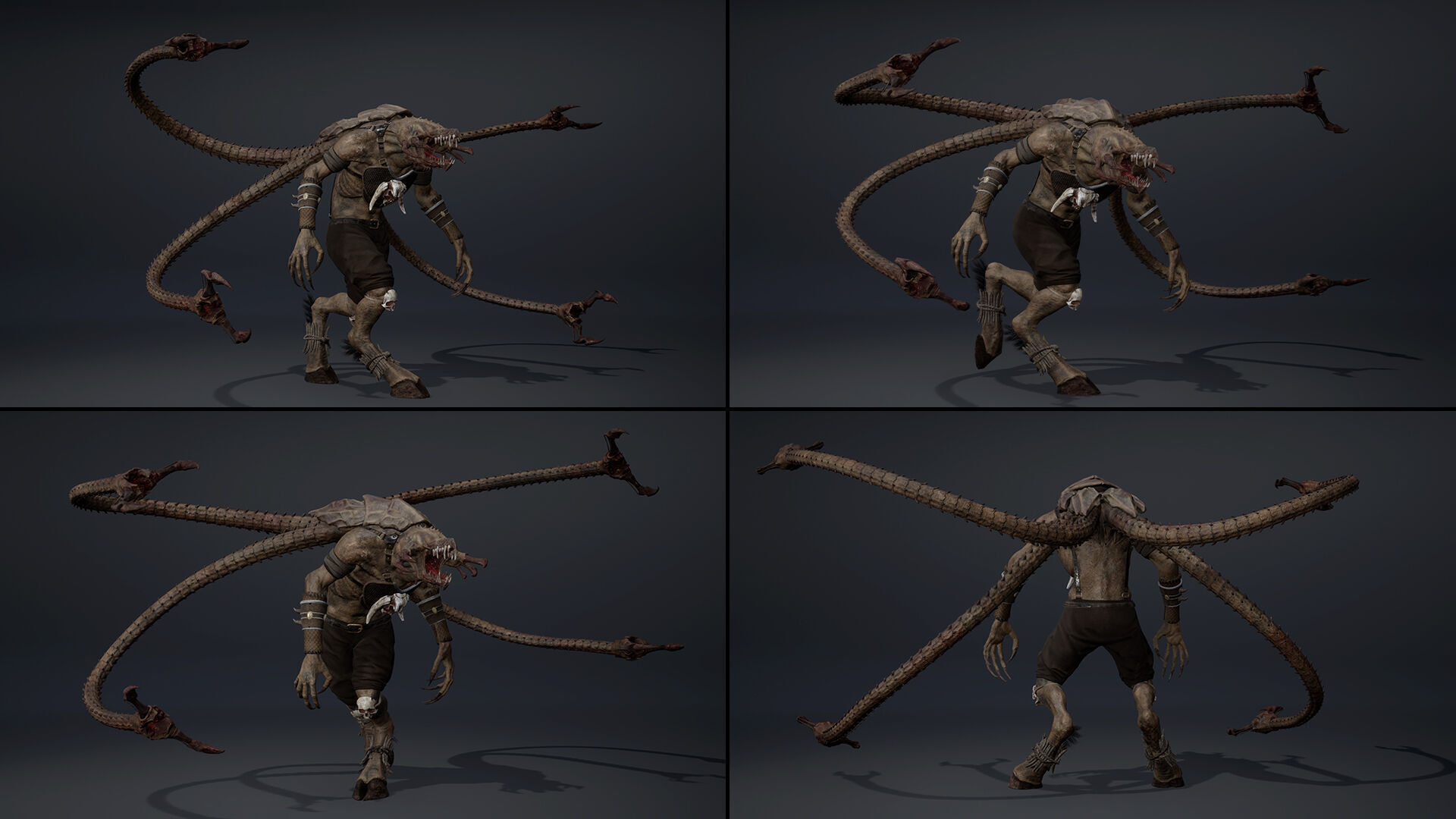 Venom Mage Tentacle Low-poly 3D model_11