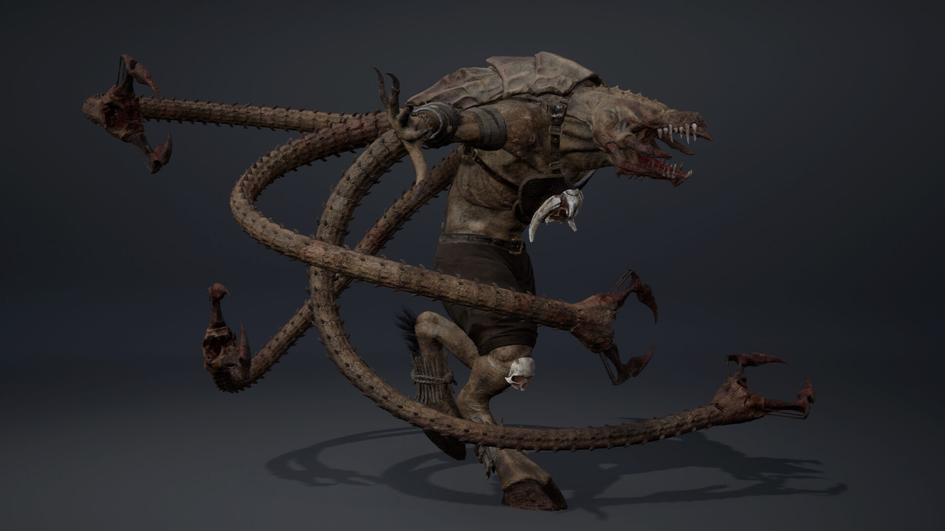 Venom Mage Tentacle Low-poly 3D model_14