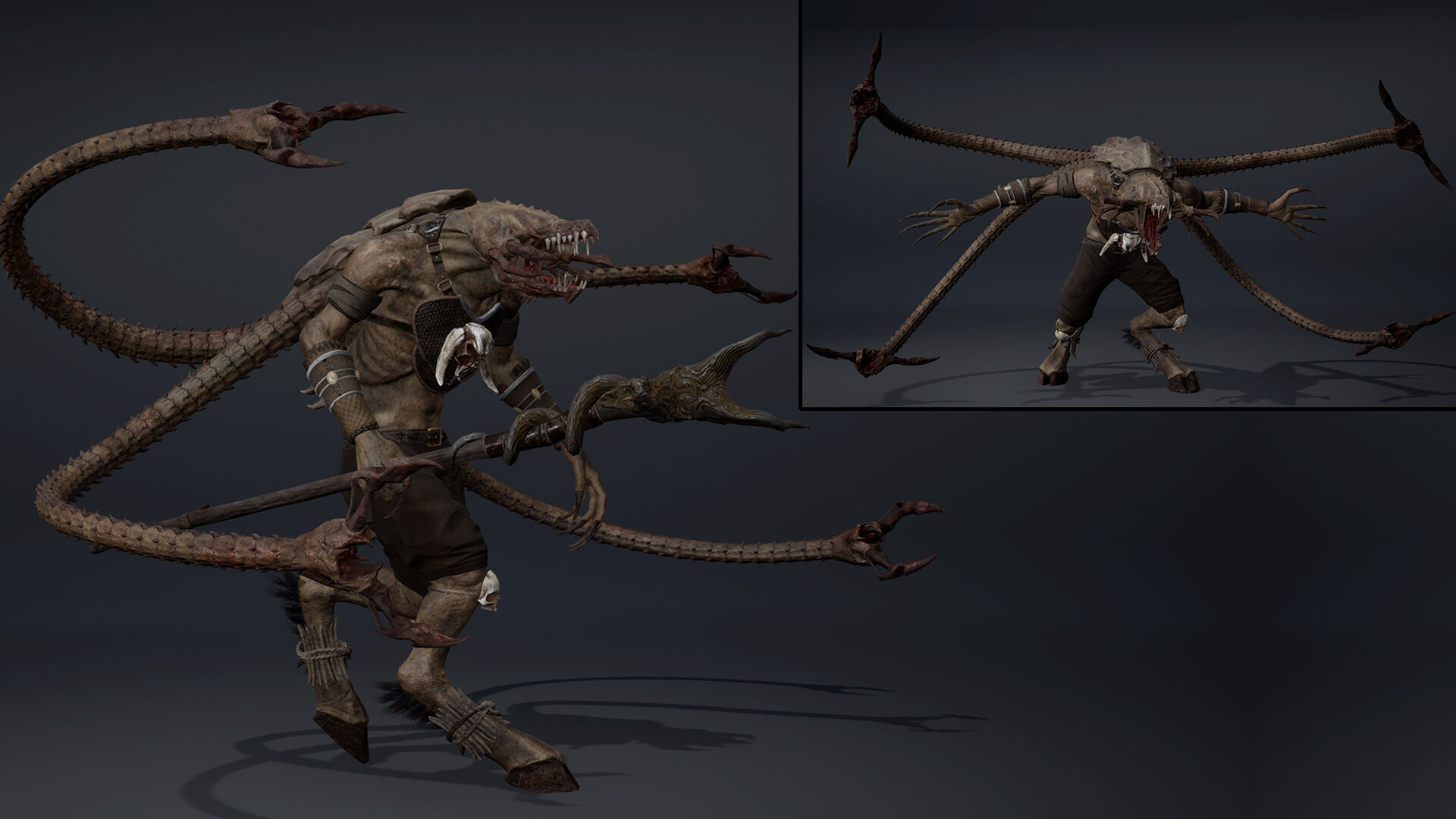 Venom Mage Tentacle Low-poly 3D model_18