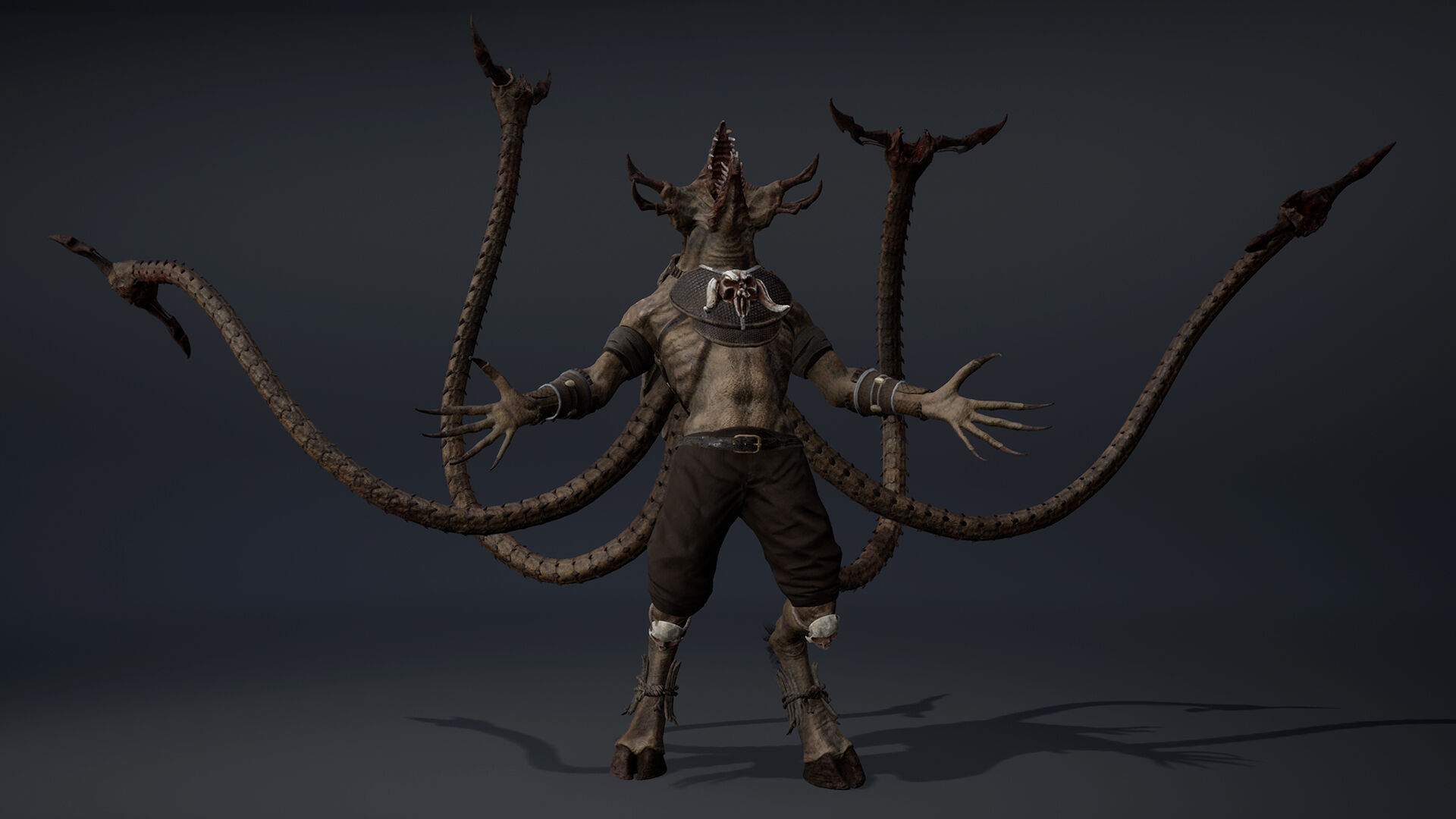 Venom Mage Tentacle Low-poly 3D model_13