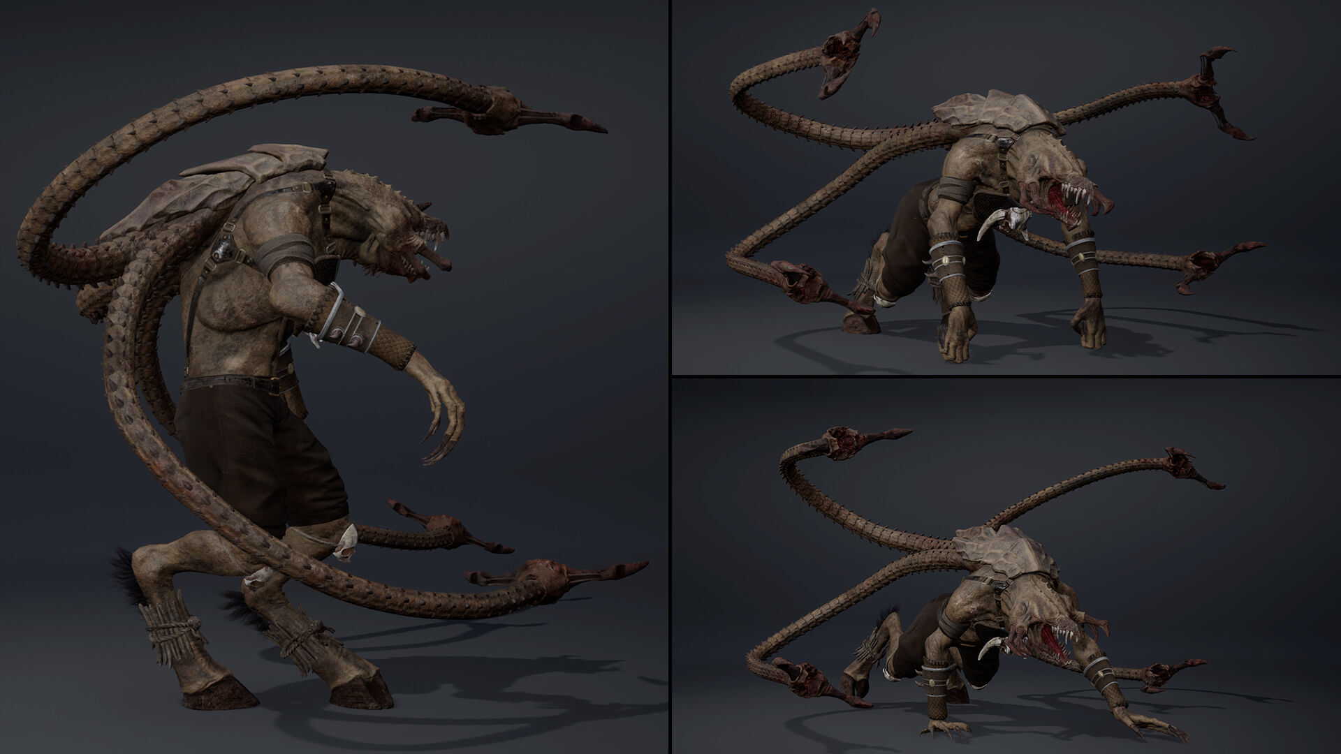 Venom Mage Tentacle Low-poly 3D model_8