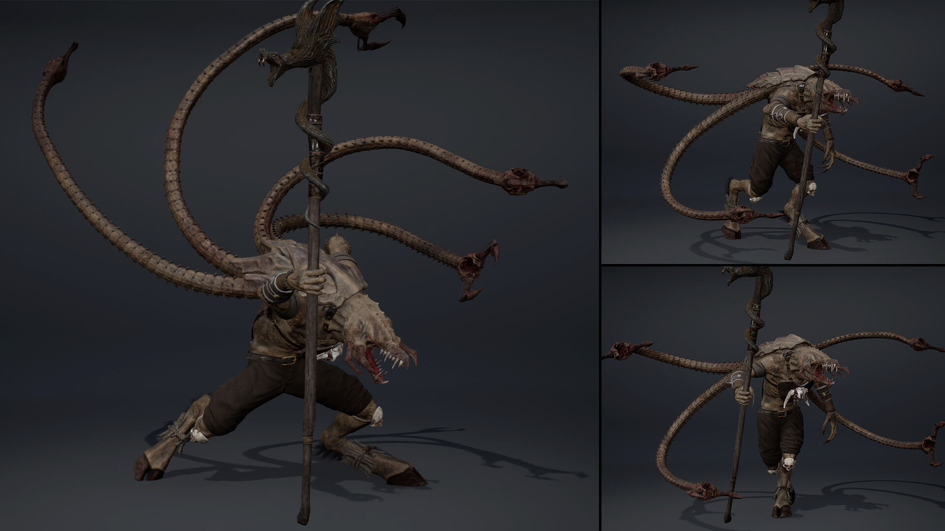 Venom Mage Tentacle Low-poly 3D model_12