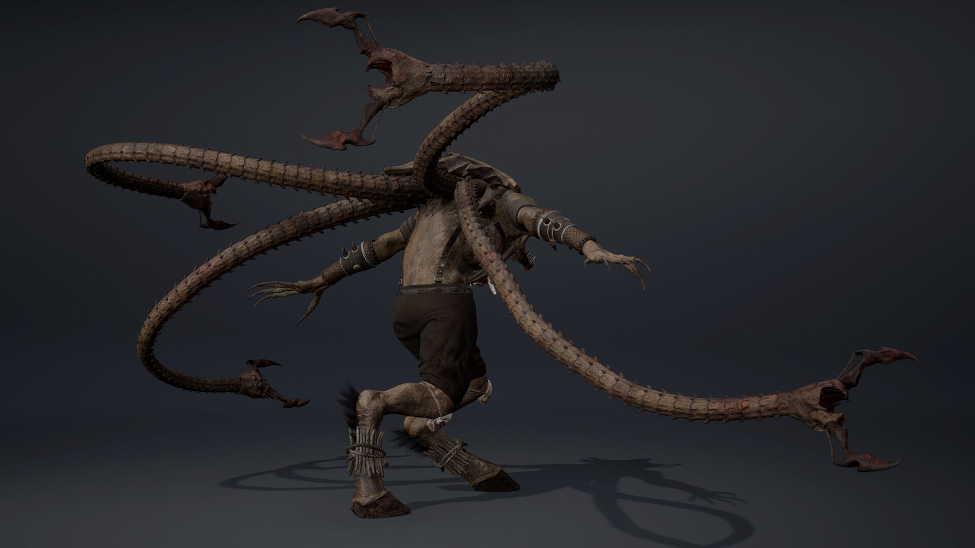 Venom Mage Tentacle Low-poly 3D model_21