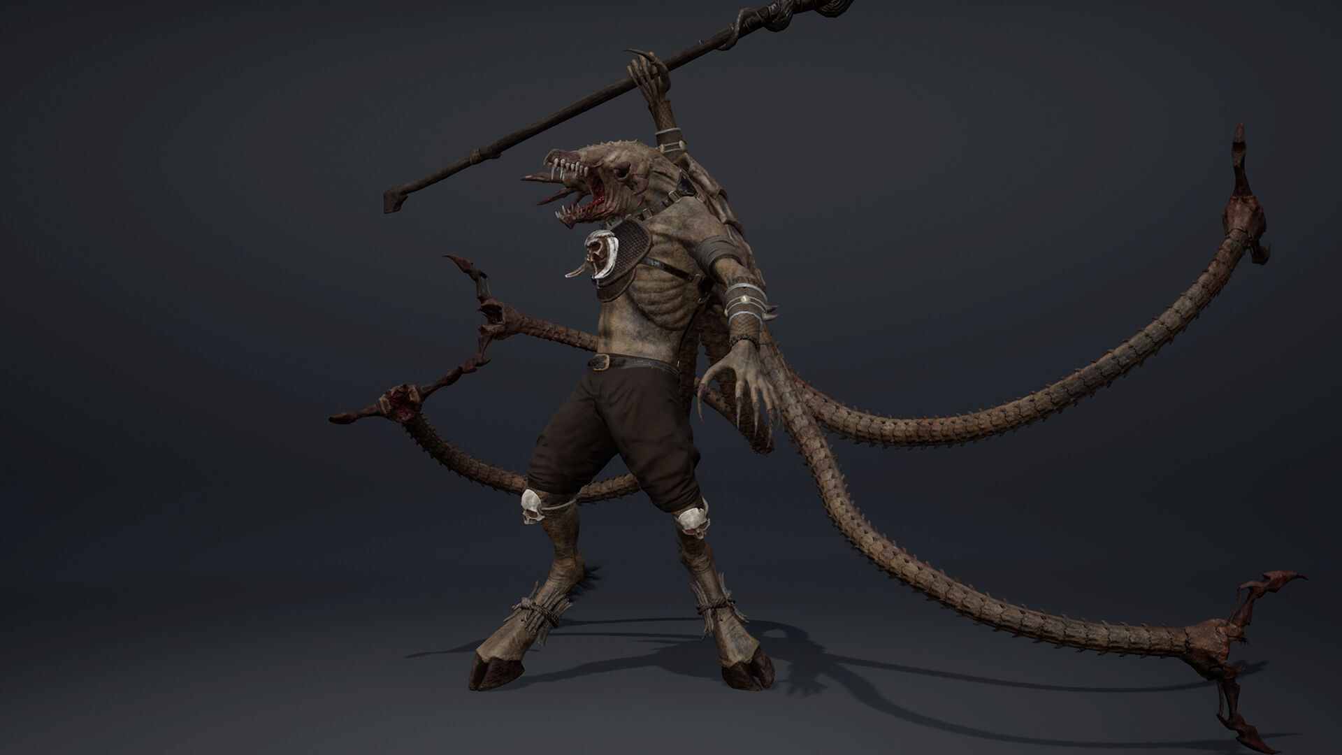 Venom Mage Tentacle Low-poly 3D model_7