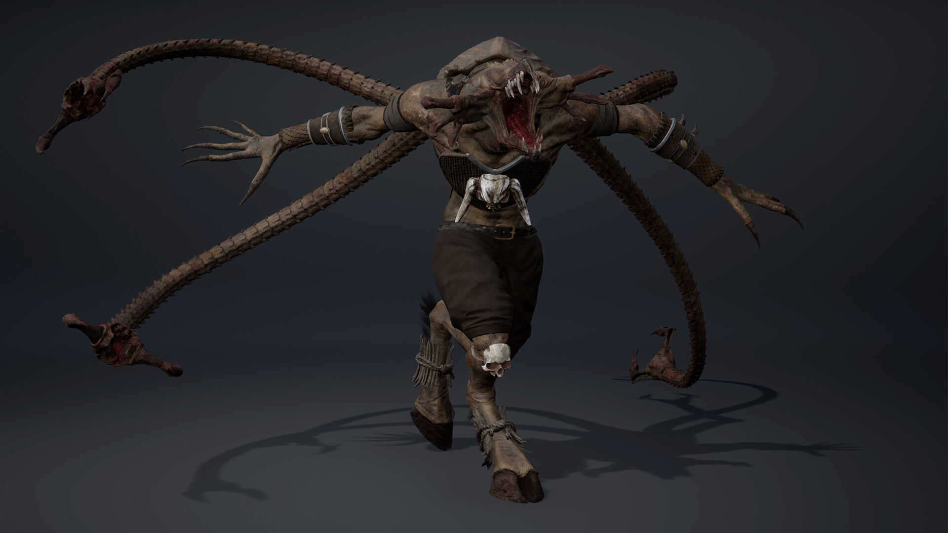 Venom Mage Tentacle Low-poly 3D model_15