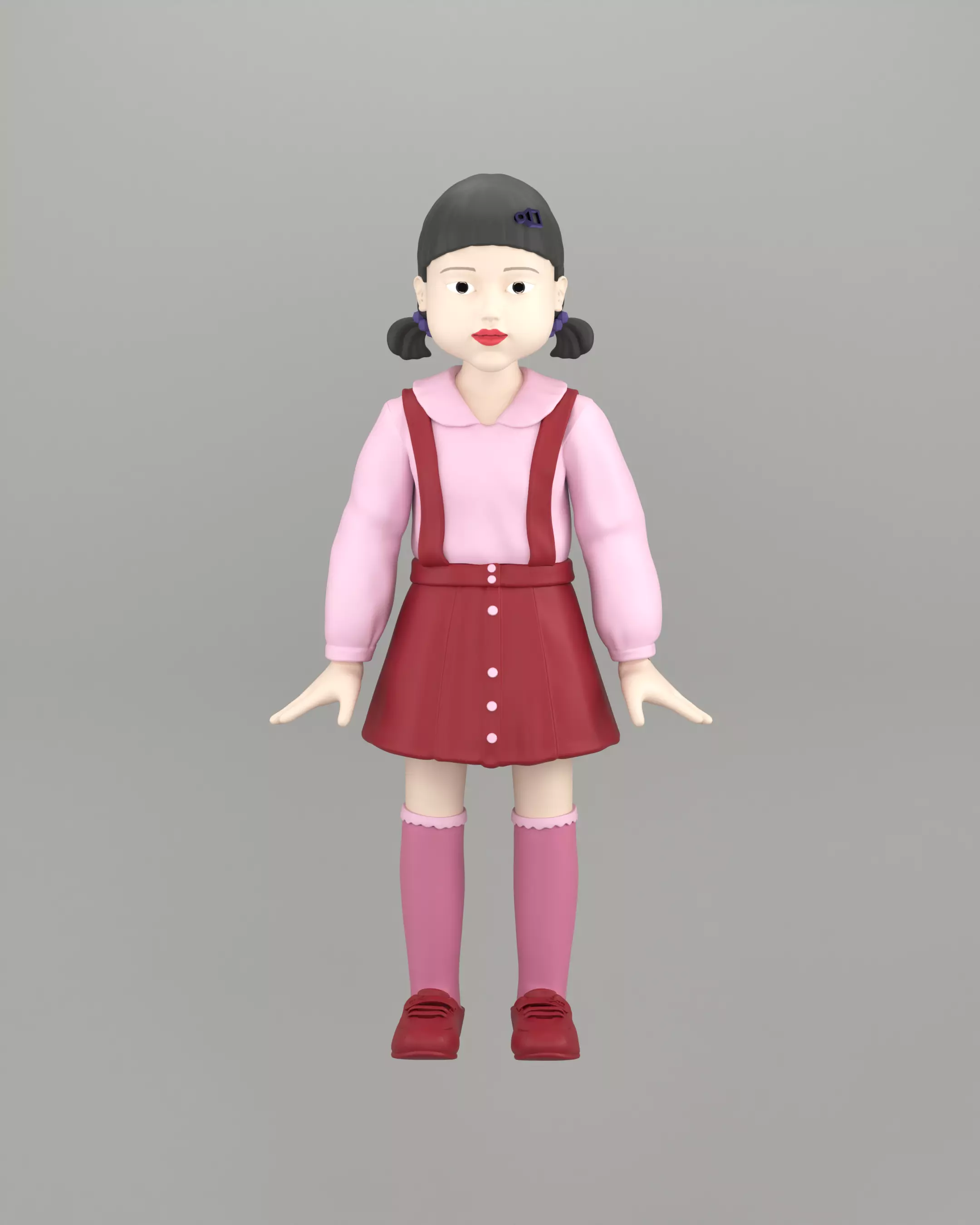 Squid Game Doll 3D print model_0