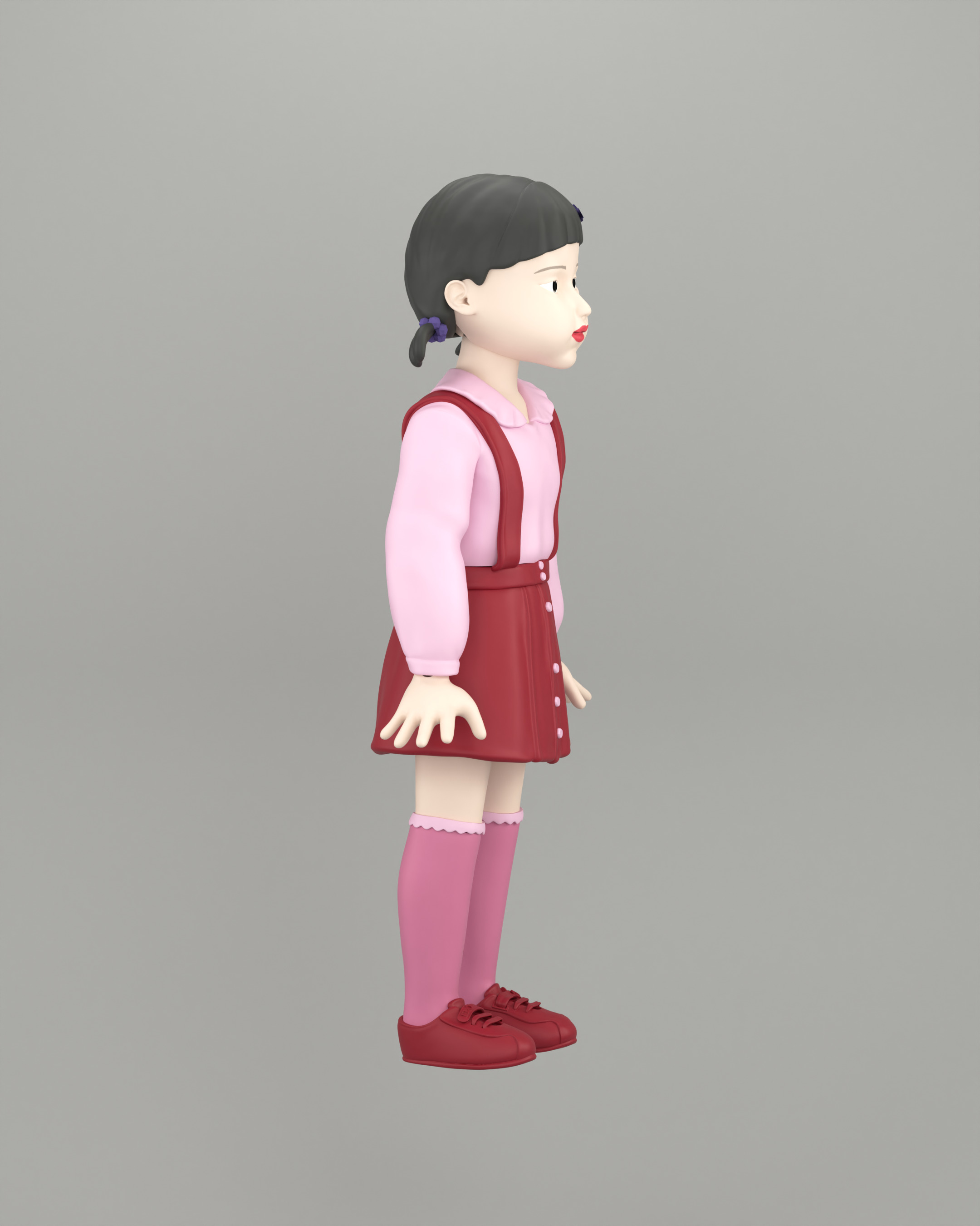 Squid Game Doll 3D print model_2