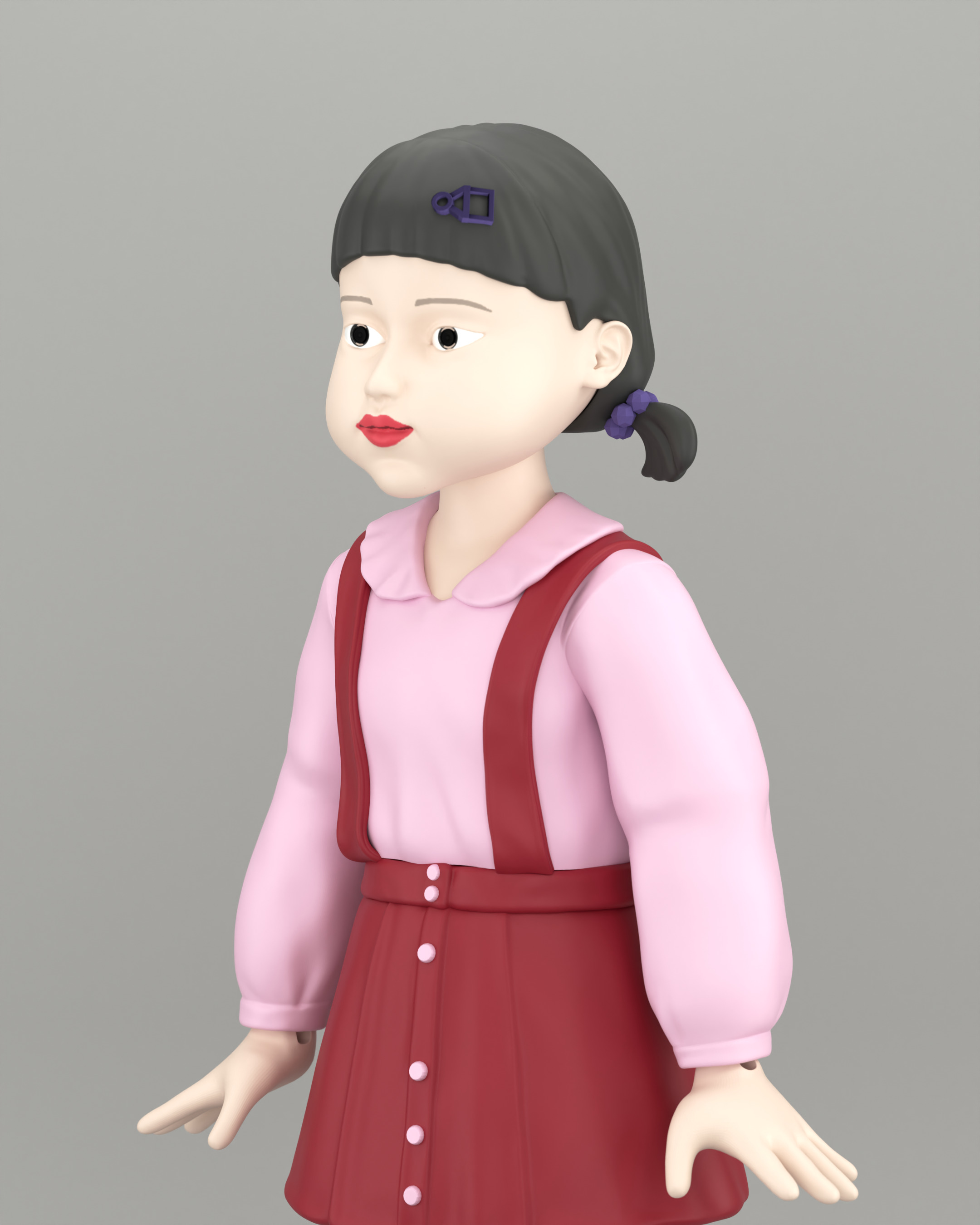 Squid Game Doll 3D print model_4