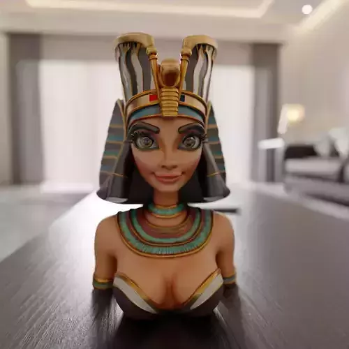 Egyptian pin-up bust