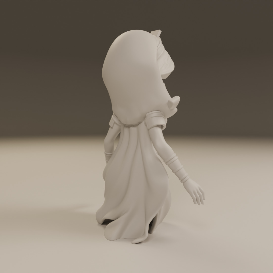 Egyptian pin-up 3D print model_7