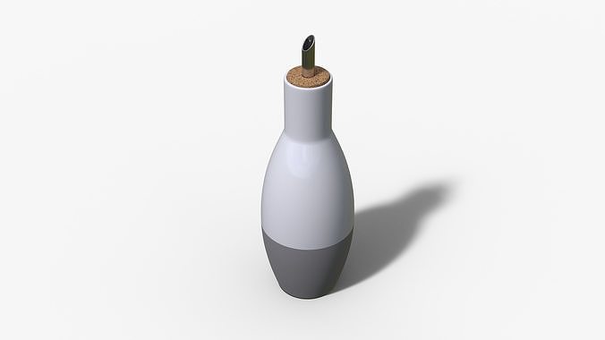 Oil and Vinegar Wide Low-poly 3D model