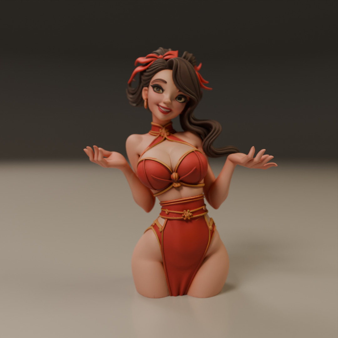 pin-up 3D print model_16