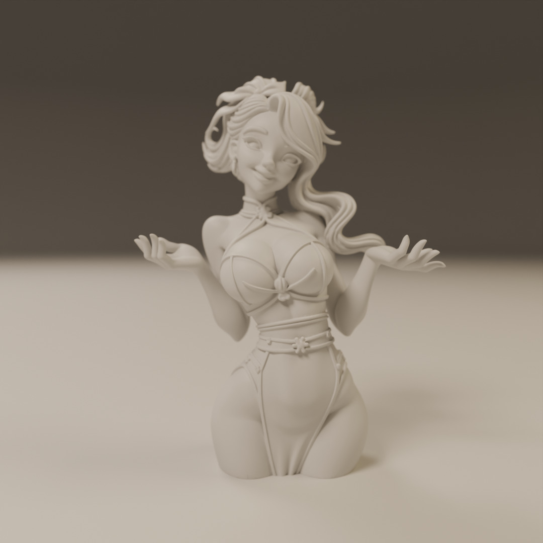 pin-up 3D print model_8