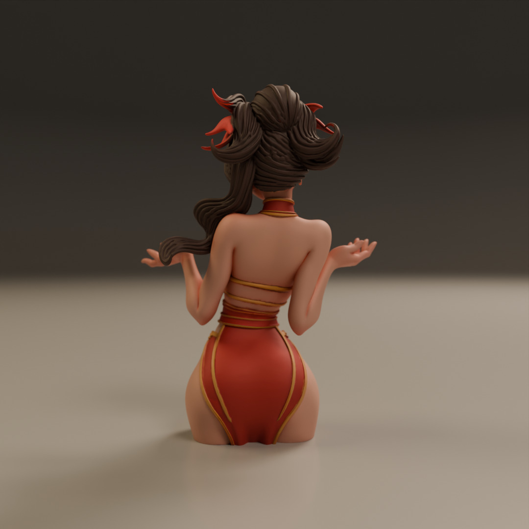 pin-up 3D print model_11