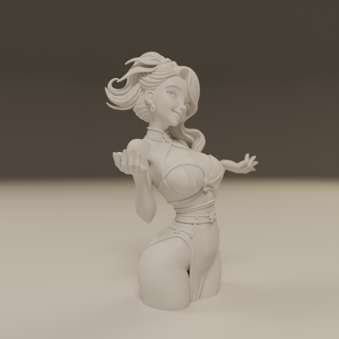 pin-up 3D print model_4