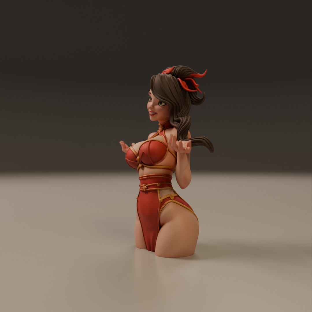 pin-up 3D print model_13