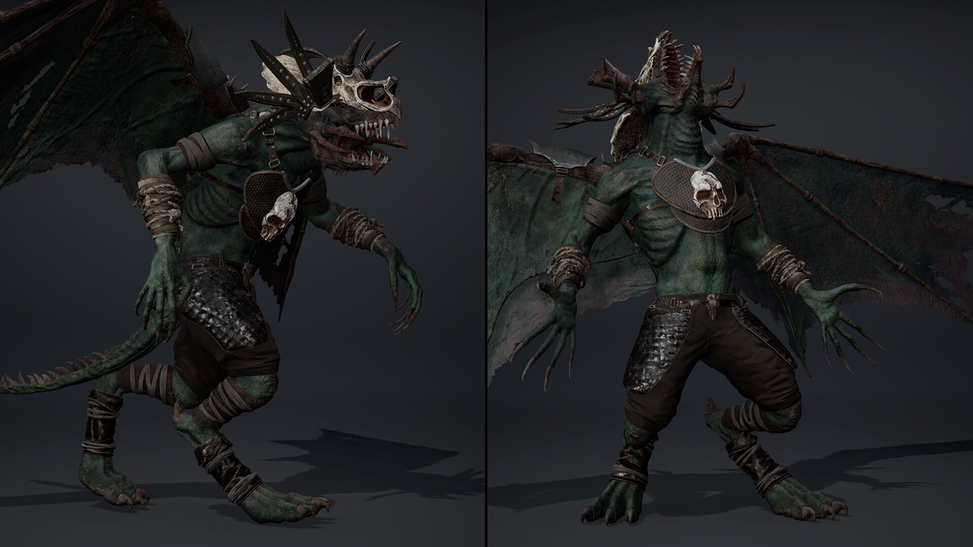 Venom Mage ArmWing Low-poly 3D model_20