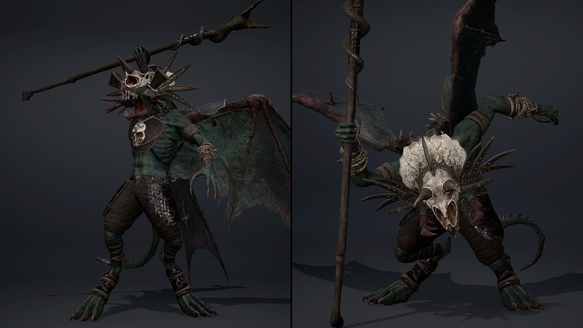 Venom Mage ArmWing Low-poly 3D model_9