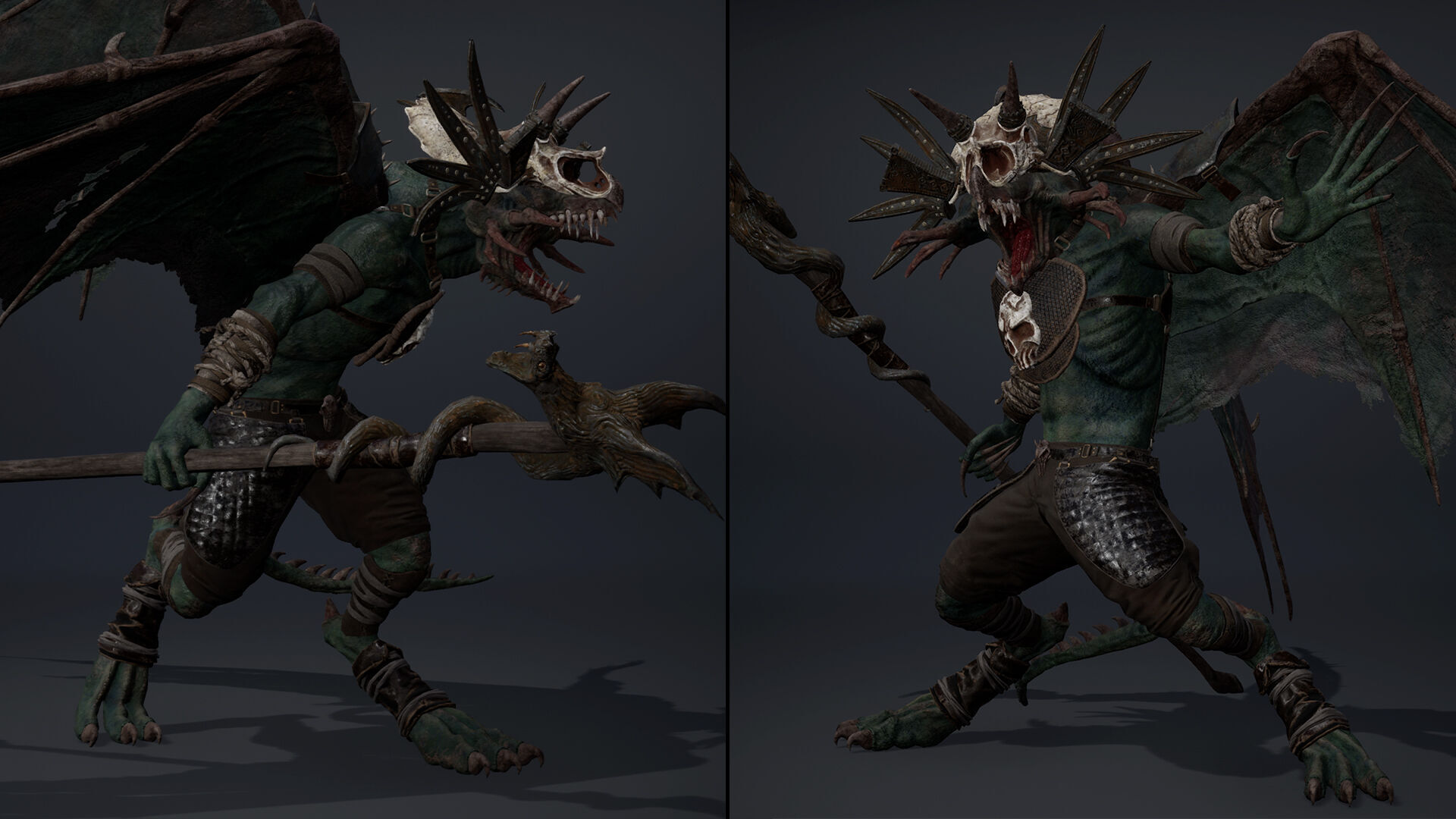 Venom Mage ArmWing Low-poly 3D model_8