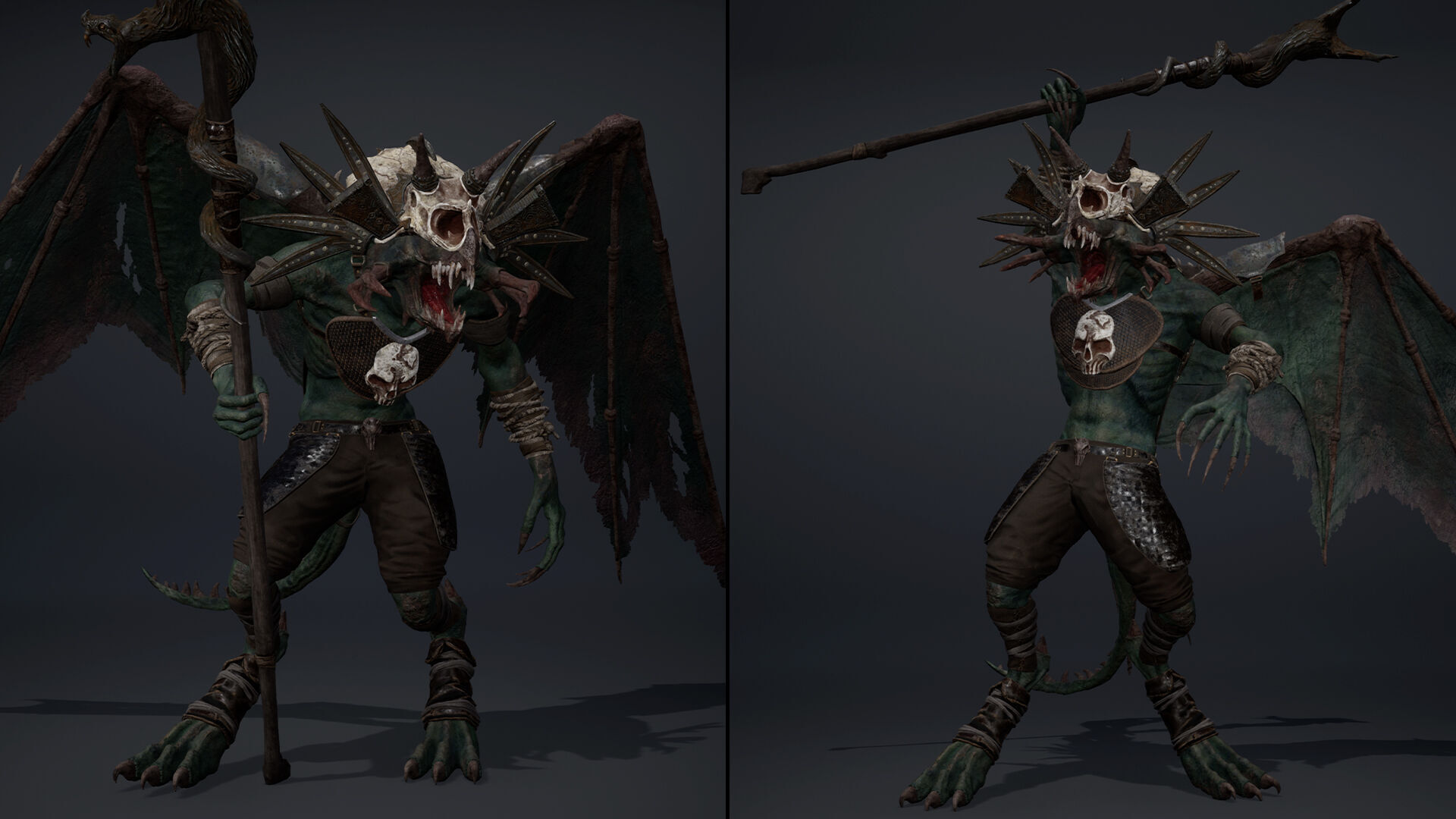 Venom Mage ArmWing Low-poly 3D model_10