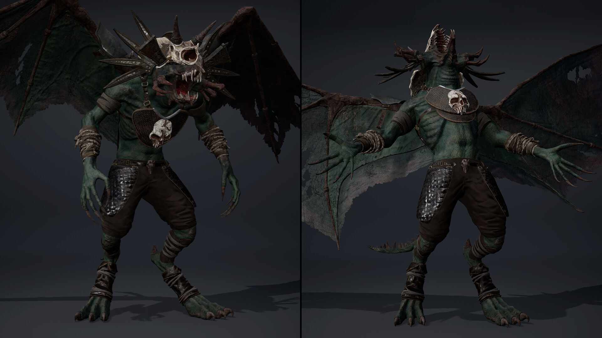 Venom Mage ArmWing Low-poly 3D model_14