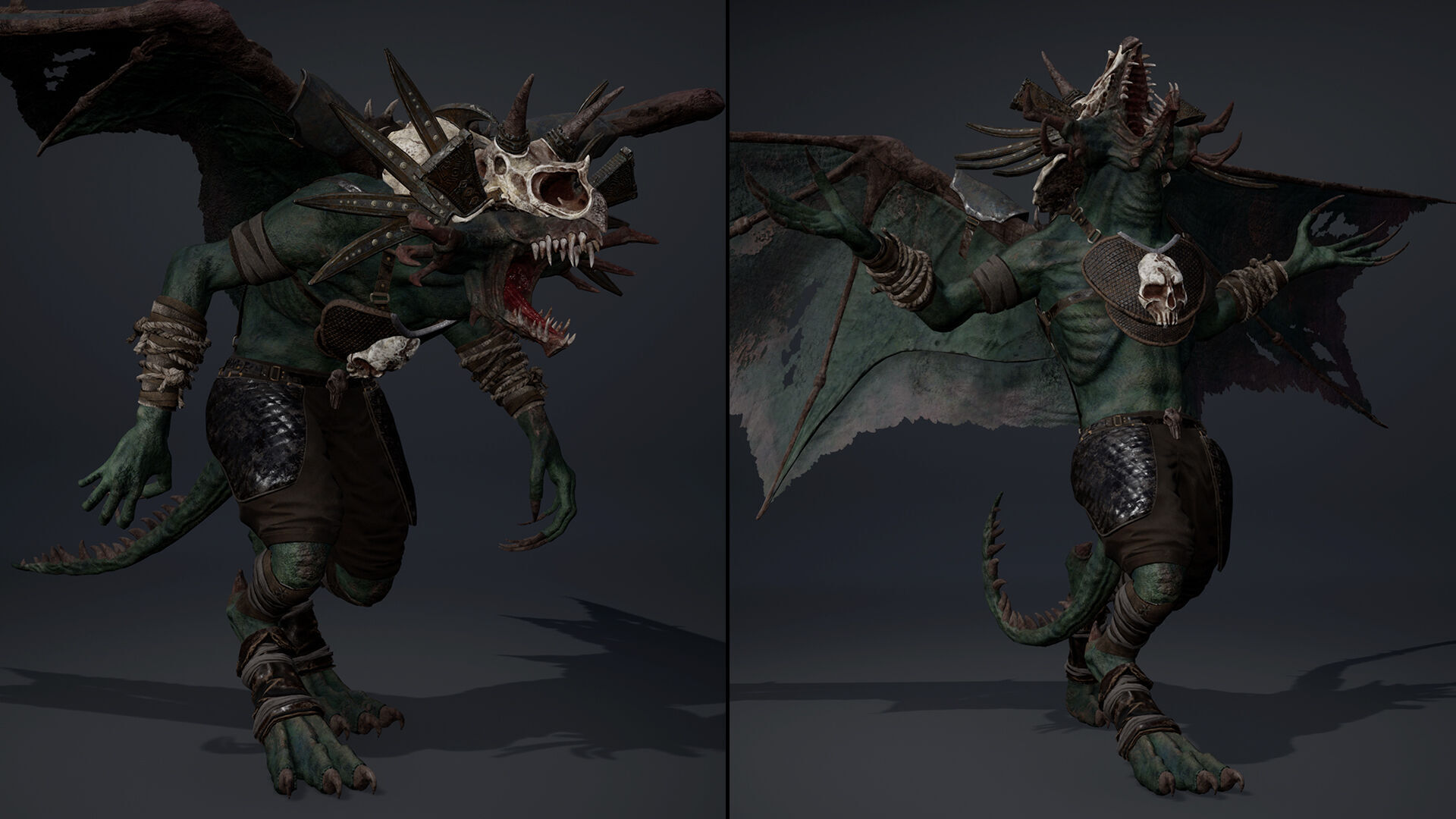 Venom Mage ArmWing Low-poly 3D model_25