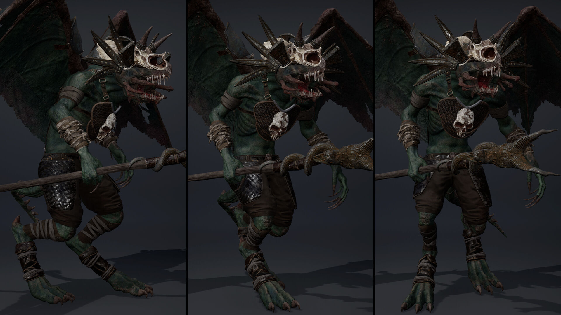 Venom Mage ArmWing Low-poly 3D model_21