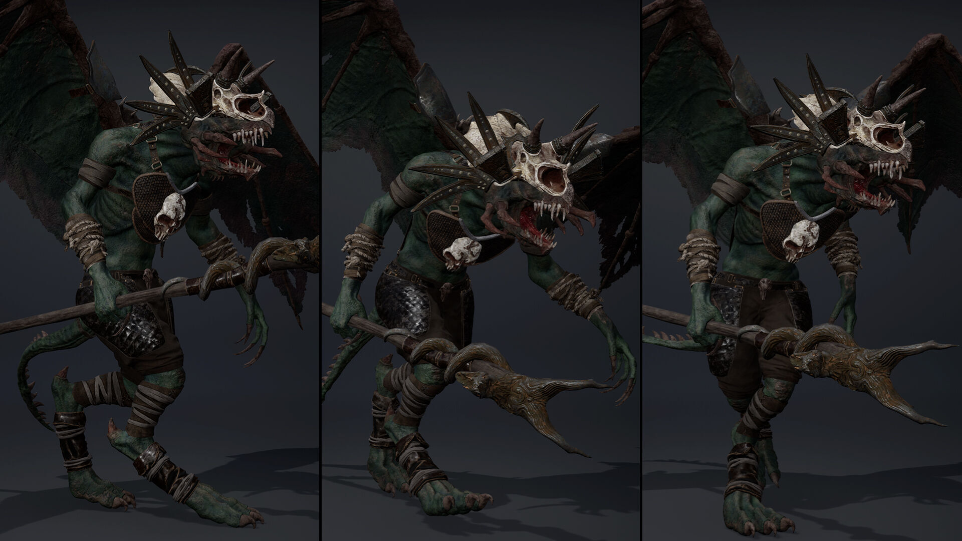 Venom Mage ArmWing Low-poly 3D model_24