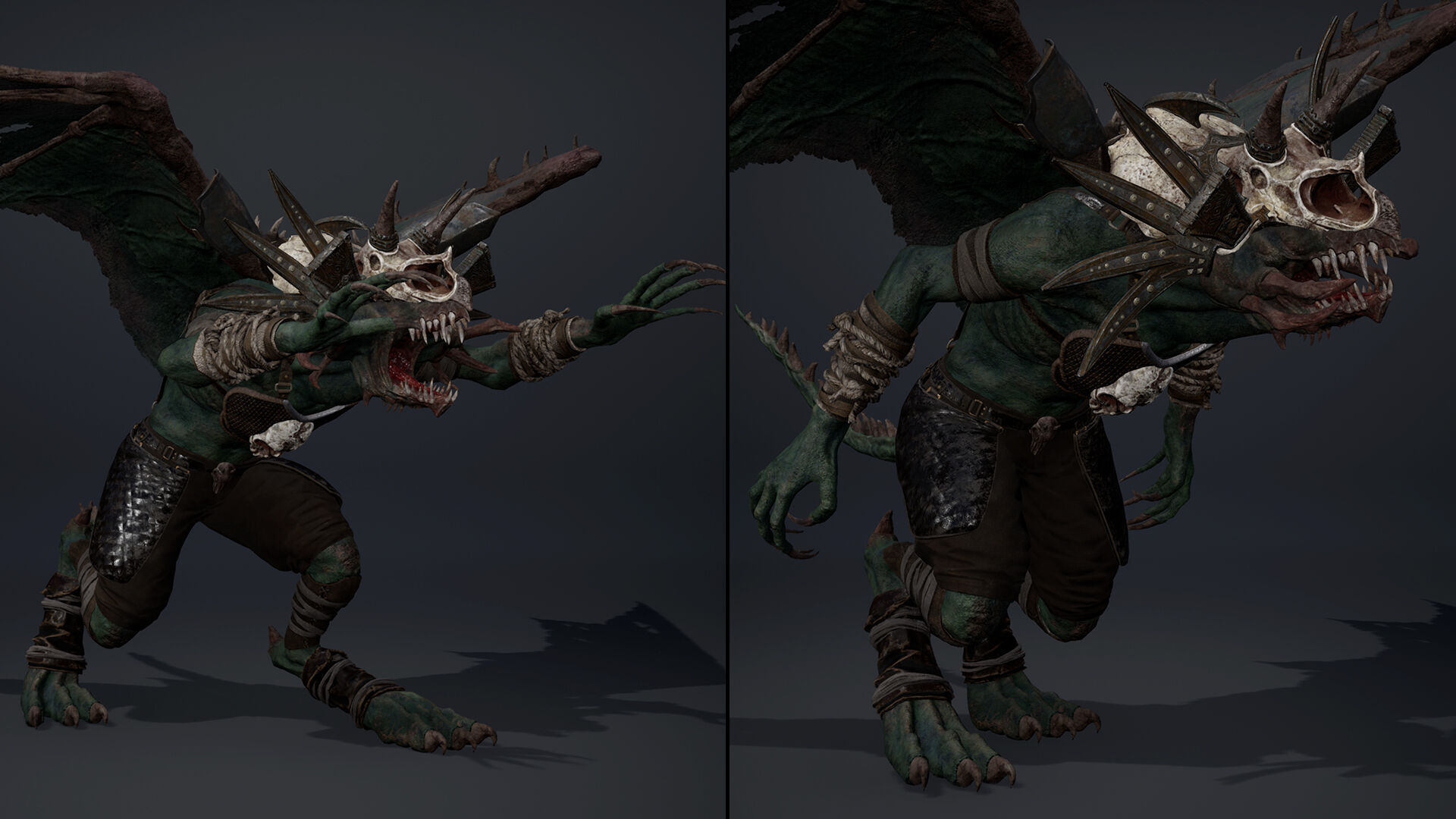 Venom Mage ArmWing Low-poly 3D model_17