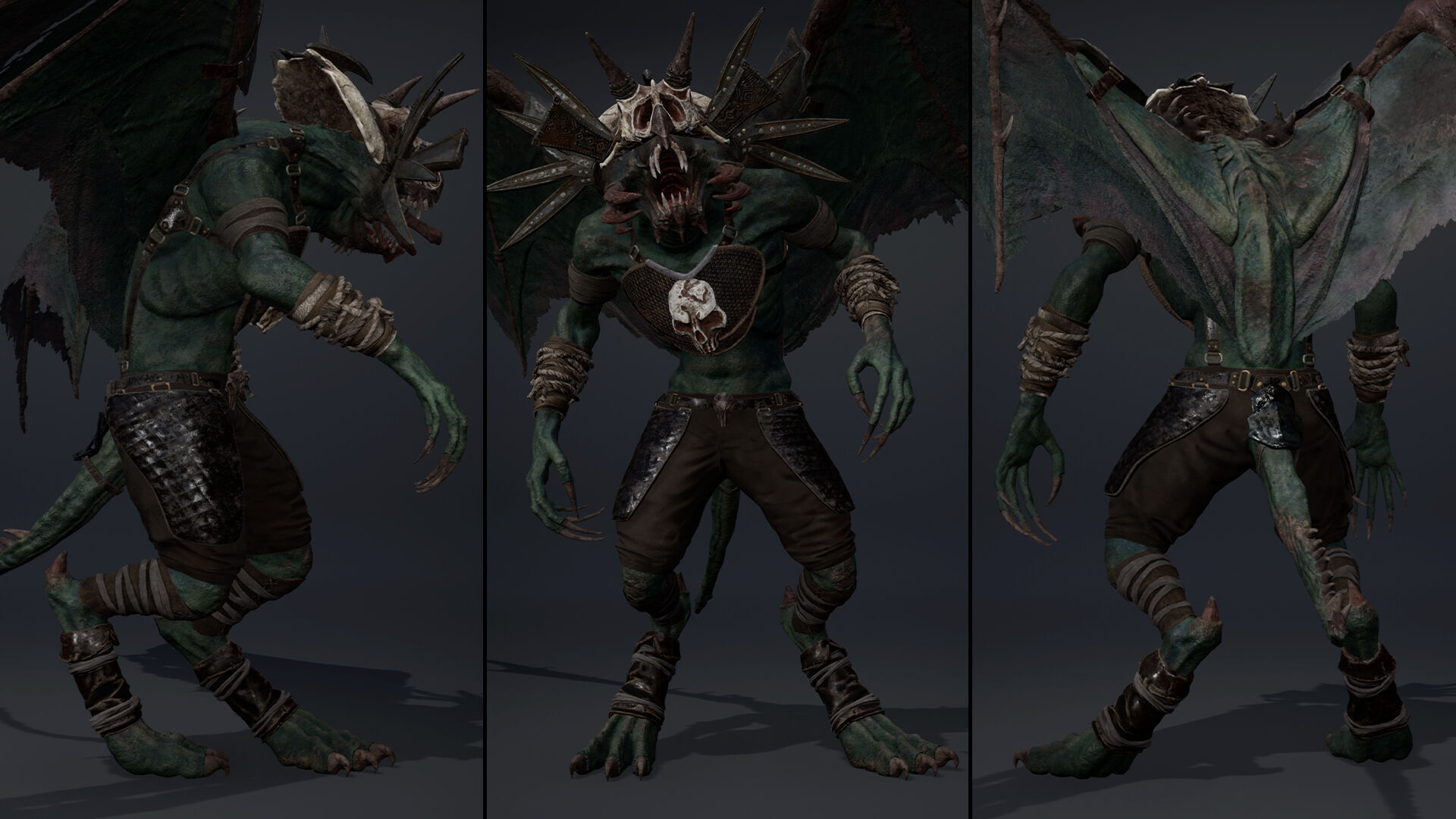 Venom Mage ArmWing Low-poly 3D model_23