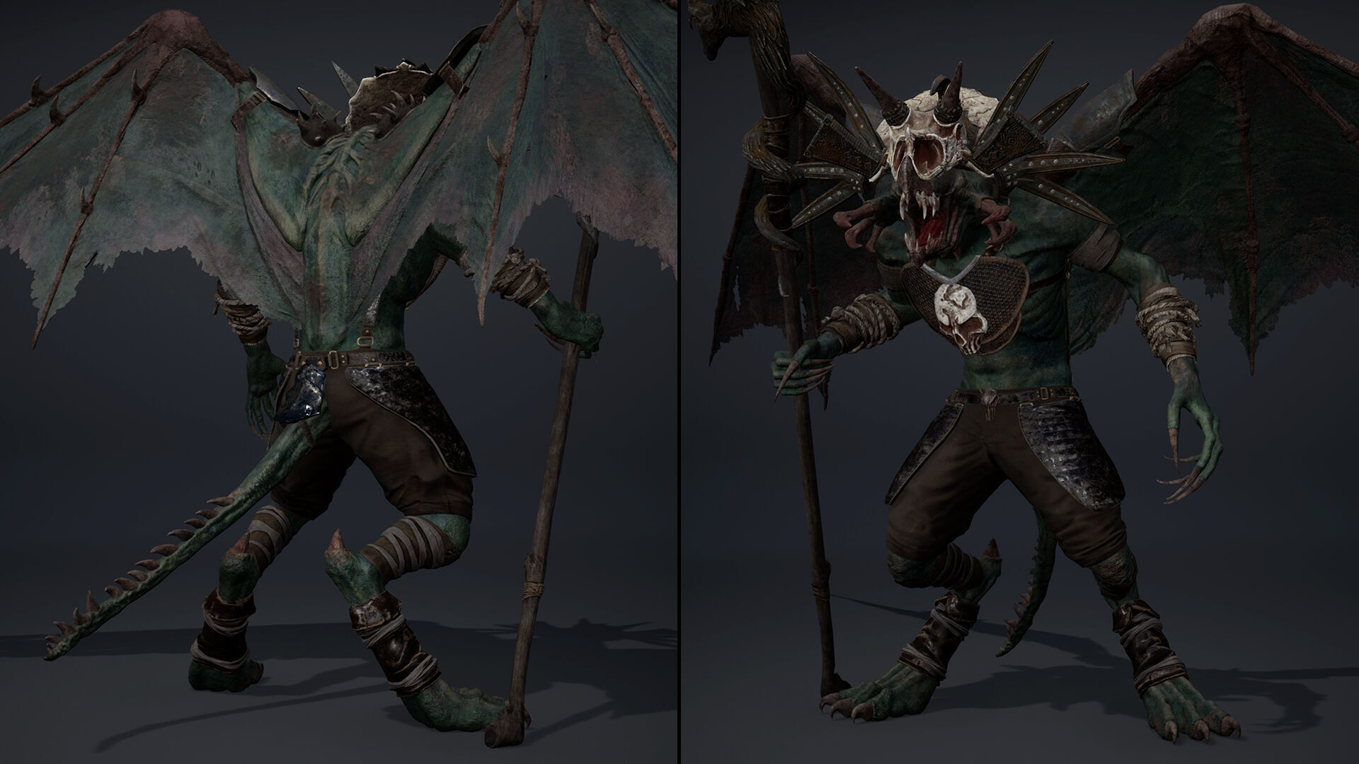 Venom Mage ArmWing Low-poly 3D model_18