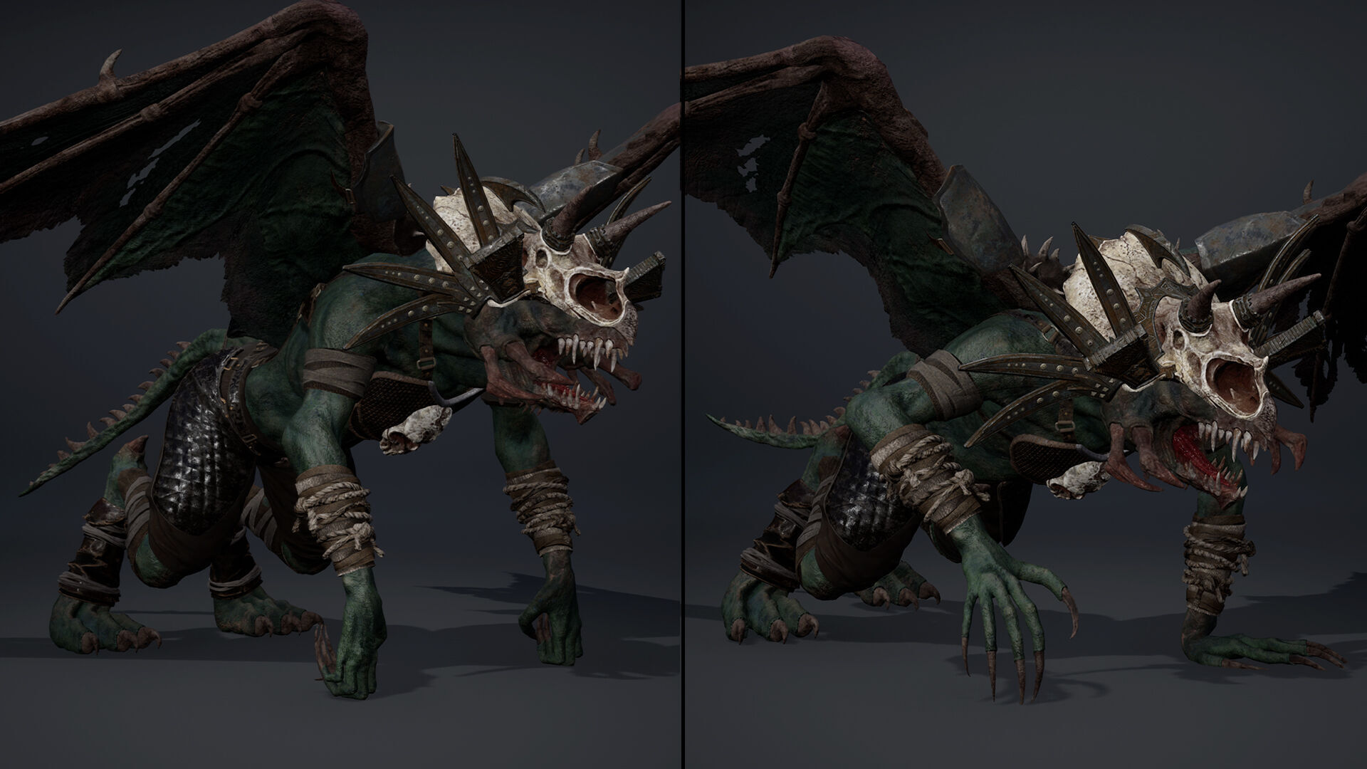 Venom Mage ArmWing Low-poly 3D model_13