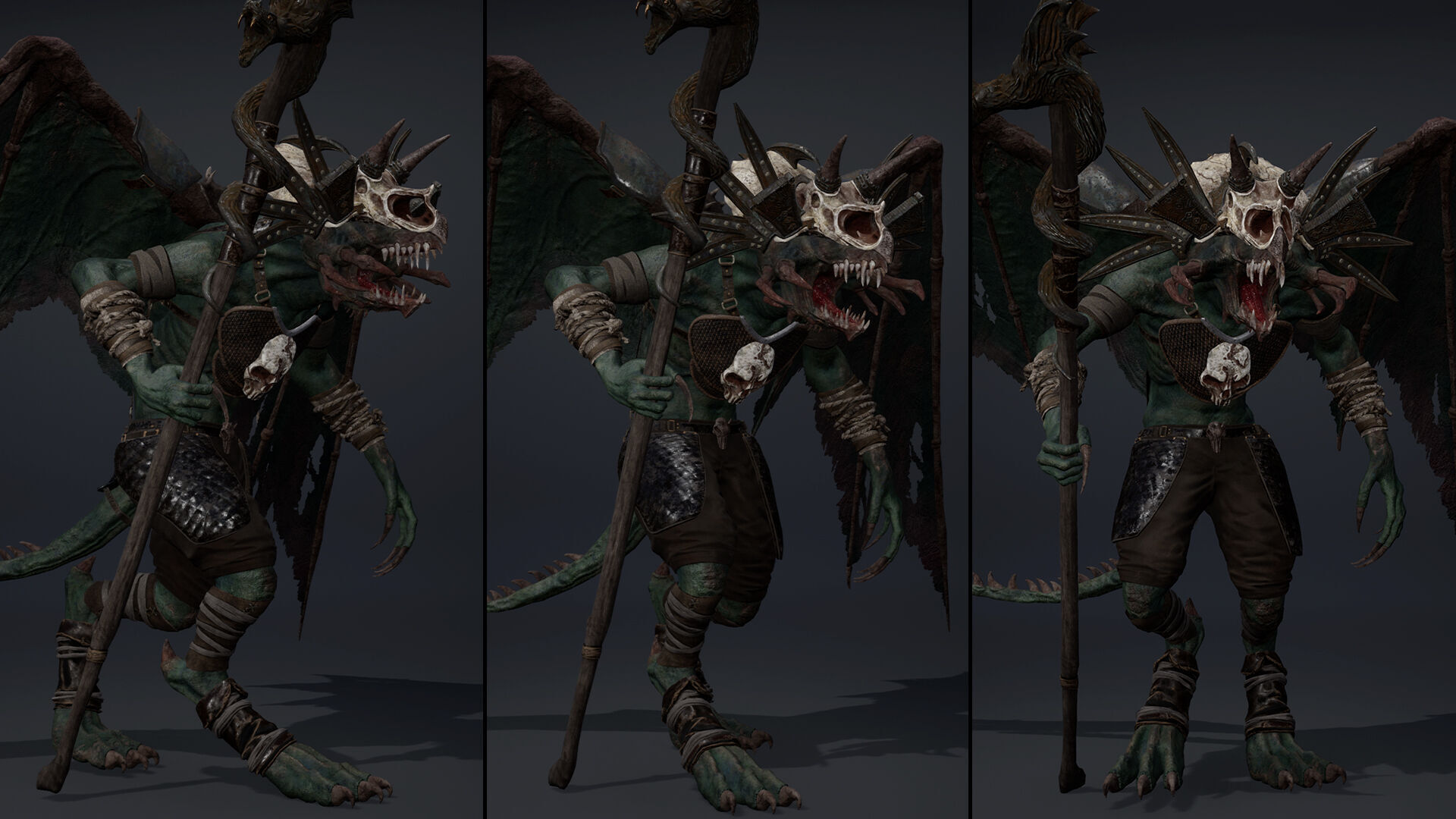 Venom Mage ArmWing Low-poly 3D model_19